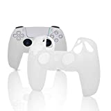 PS5 Controller Skin, Anti-Slip Silicone PS5 Controller Case Cover Clear