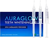 AuraGlow Teeth Whitening Gel Syringe Refill Pack, 35% Carbamide Peroxide, (3) 5ml Syringes