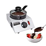 ALDKitchen Chocolate Melting Pot | Professional Chocolate Tempering Machine with Manual Control | Heated Chocolate | 110V | Single 2.2 lb (1.2 kg)