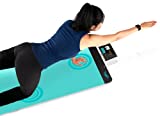 YogiFi Smart Non-Slip Meditation Travel Yoga Mat - Exercising Pad, Strength, Endurance & Balance Training, Home Gym Workouts - Great for Women & Men of All Ages | 6mm Thick with Artificial Intelligence(AI) for Interactive and Real Time Posture Feedback (Grey)
