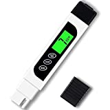 Hofun TDS Meter, 3 in 1 TDS, EC & Temperature Meter, Accurate & Reliable PPM Meter, Digital Water Testing kits for Drinking Water Quality, Tap, Well, Swimming Pool, Aquarium, RO/DI System, Hydroponics