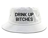 Kings Of NY Drink Up Bitches Bucket Hat White