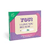 Knock Knock I Love You Because … Fill in the Love Because Book Fill-in-the-Blank Gift Journal, 5 x 5.75-Inches