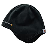 Carhartt Men's Fleece Earflap Hat, Black, OFA
