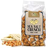 Green Jay Gourmet Popcorn - White Chocolate Sea Salt Crunch Caramel Popcorn - Handmade & Fresh Caramel Corn w/ White Chocolate & Sea Salt - Great Gift for Chocolate Lovers - 8 Ounce