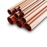 VENTRAL Copper Pipe Type M - Custom Size and Length 1/2" x 1'