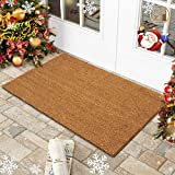 McGuffey Coconut Coir Fiber Welcome Door Mat Outdoor Rugs 30"x18" Hand-Made Non-Slip Entryway Indoor Outdoors Mats