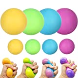 TIBDALA Stress Balls Color Changing, Squishy Dough Balls Sensory Squeeze Toys for Teens Kids and Adults Stress Relief Balls for Autism to Relax, Anxiety Relief, Decompress, Focus