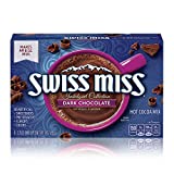 Swiss Miss Indulgent Collection Dark Chocolate Hot Cocoa Mix, 8 ct 10 oz (Pack of 12)