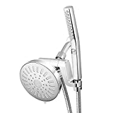 Waterpik High Pressure Handheld Wand and Rain Shower Head Combo with 8-Foot Long Metal Hose, BodyWand Spa System with 7 Spray Modes for Hair and Body, Chrome