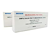 INVBIO [10 Pack] Home Alcohol Saliva Test Strips Kit, Alcohol Tester, Accurate and 2 Minutes to Get Results