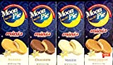 Moon Pie Minis Variety 4 Pack - Chocolate, Salted Caramel, Vanilla, and Banana