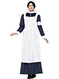 Smiffys Women Great War Nurse Costume,White,XL - US Size 18-20