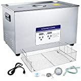 Anbull 30L Professional Ultrasonic Parts Cleaner Machine with 304 Stainless Steel and Digital Timer Heater for Jewelry Watch Coin Glass Circuit Board Dentures Small Parts,030S