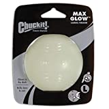 Chuckit! Max Glow Ball Dog Toy, Large (3 Inch Diameter) for Dogs 60-100 lbs, Pack of 1