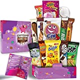 Midi International Snack Box | Premium Exotic Foreign Snacks | Unique Snack Food Gifts Included | Fantastic Space Theme | Candies from Around the World | 12 Full-Size + 1 Bonus Snacks