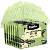 800 Counts Natural Green Tea Oil Control Film, Teenitor Oil Absorbing Sheets for Oily Skin Care, Blotting Paper