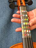 Fretless Finger Guides 4/4 Beginner Violin Finger Guide Helps You Learn to Play Violin Songs and Scales Quickly. No Glue or Adhesive