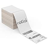 Rollo Direct Thermal Shipping Labels - Pack of 500 4x6 Thermal Labels Fanfold - Perforated and Strong Adhesive (Commercial Grade)