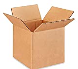 Pantryware Essentials 10 Small Moving Boxes 6x6x6 Corrugated Packing Cardboard Boxes - 10 pack