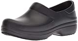 Crocs Women's Neria Pro II Clog | Slip Resistant Work Shoes, Black, 7