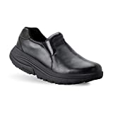 Gravity Defyer Women's G-Defy Compass 2.0 Work Shoes 8 M US - VersoShock All Day Comfort Slip-on Shoes Supportive Slip Resistant Clogs Black