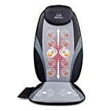 Snailax Shiatsu Back Massager with Heat - Gel Massage Nodes, Deep Kneading Massage Chair Pad Seat Massager Massage Cushion for Home Office Chair use