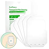 LotFancy Transparent Film Dressing, 6x8 inch, 10PCS, Waterproof Wound Cover Bandage Tape, Adhesive Film Dressing for Post Surgical, Scar Therapy, Medical Supplies, Tattoo Dressings