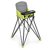 Summer Infant Pop n Sit Portable Highchair, Green - Portable Highchair For Indoor/Outdoor Dining  Space Saver High Chair with Fast, Easy, Compact Fold, For 6 Months  45 Pounds