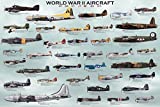 EuroGraphics World War II Aircraft Poster, 36 x 24 inch