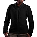 SCOTTeVEST Essential 2.0 Jacket for Women - 24 Hidden Pockets & Detachable Sleeves - Coat for Travel & More (Black, M1)
