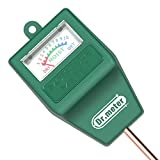 Dr.meter Soil Moisture Meter, Plant Water Meter for Garden Lawn Farm Indoor & Outdoor Use, Soil Tester Hygrometer Sensor for House Plants, Gardening Gifts, No Battery Needed