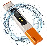 Digital PH Meter, PH Meter 0.01 PH High Accuracy Water Quality Tester with 0-14 PH Measurement Range for Household Drinking, Pool and Aquarium Water PH Tester Design with ATC