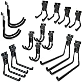 ATOOLA Slatwall Hooks, Garage Slatwall Accessories, Multi Size Slatwall Hooks and Hangers, 14Pack