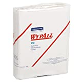 WypAll X50 Disposable Cloths (35025), Strong for Extended Use, Quarterfold, White, 32 Packs / Case, 26 Sheets / Pack, 832 Sheets / Case