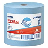 WypAll General Clean X60 Multi-Task Cleaning Cloths (34965), Jumbo Roll, Blue, 1,100 Sheets / Roll, 1 Roll / Case