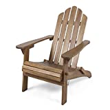 Christopher Knight Home 305374 Cara Outdoor Foldable Acacia Wood Adirondack Chair, Dark Brown Finish