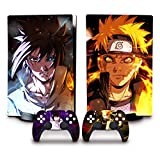 PS5 disc Version Skin for Anime Console and Controllers Vinyl Sticker, Durable, Scratch Resistant, Bubble-Free, Compatible with Playstation 5(Disk Edition)
