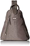 Baggallini Metro Backpack with RFID Phone Wristlet, Sterling Shimmer