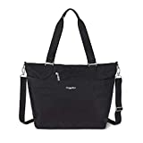 Baggallini Avenue Tote Bag - Lightweight, Water Resistant, Carry-On Travel Purse With Zippered Pockets and Laptop Sleeve