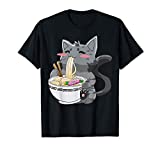 Anime Ramen Cat Kawaii Neko Gift T-Shirt