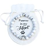 A.B.C. Pet Memorial Bracelet-Loss of Pet Gifts with Rainbow Bridge Card in Loving Memory of Your Beloved Dog Cat- Pet Loss Jewelry