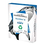 Hammermill Printer Paper, Great White 30% Recycled Paper, 8.5 x 11-1 Ream (500 Sheets) - 92 Bright, Made in the USA, 086710