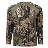 Mossy Oak Men's Standard Lightweight Camo Shirts Hunting, Break-up Country, X-Large