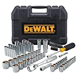 DEWALT Mechanic Tool Set, Includes Ratchets, Drill Bits and Anti-Slip Screwdriver, 84 Piece (DWMT81531)