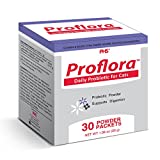 Proflora Probiotic for Cats - Healthy Digestive Tract - 200 Million CFU - Probiotic Supplements - Chicken Liver Flavor - 30 Servings