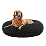 OQQ Dog Bed Comfortable Donut Cuddler Round Dog Bed Ultra Soft Washable Dog and Cat Cushion Bed (24''/32''/36''/44'')