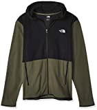 The North Face Men's TKA Glacier Full Zip Hoodie, New Taupe Green/TNF Black, 2XL