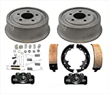 /Drums Brake Shoes Spring Wheel Cylinders for Jeep Wrangler 01-06 WITH REAR DRUMS STOP LOOK CHECK ONLY FITS MODELS WITH REAR DRUM BRAKES