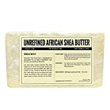 Sheanefit Unrefined Ivory Shea Butter Bulk 5 LB Bar- Moisturizes, Hydrates and Nourishes Dry Skin, Ivory 5 LB Bar (5 Pound)